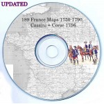 189 France Maps 1750-1790. Cassini + Corse 1756